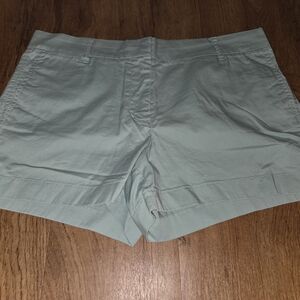 J. Crew Women's Sage Green Chino Shorts